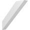 Ekena Millwork 3 1/2-in. W x 18-in. D x 18-in. H Traditional Architectural Grade PVC Knee Brace BRCP035X18X18TRA - alternate 1